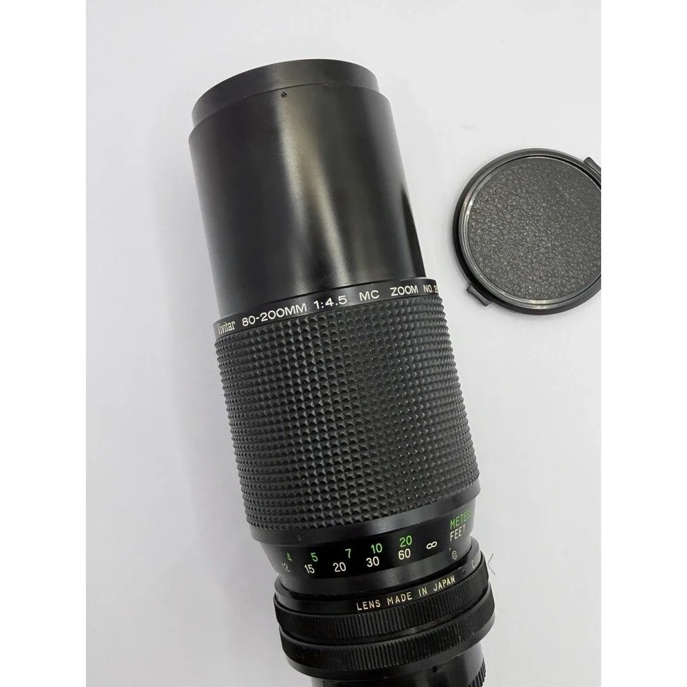 Vivitar 80-200mm f/4.5 MC Zoom Lens Canon FD Mount Made in Japan